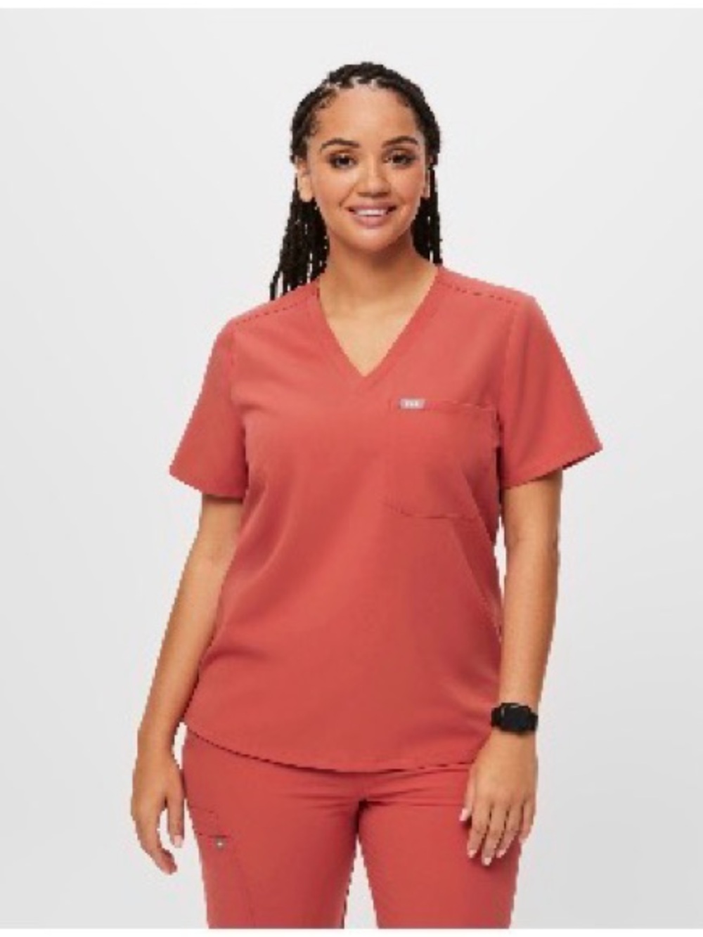 Figs Women's Clay Catarina - One-Pocket Scrub Top